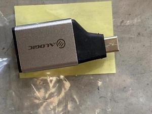 ALOGIC USB-C to Gigabit Ethernet Adapter (Silver and Black)- - Imagen 1 de 2