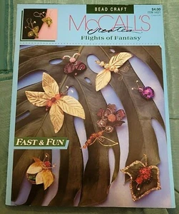 MCCALLS FLIGHTS OF FANTASY BUG BEETLE BUG PIN DE CUENTAS PATRÓN DE ARTESANÍA ENVÍO GRATUITO - Imagen 1 de 2