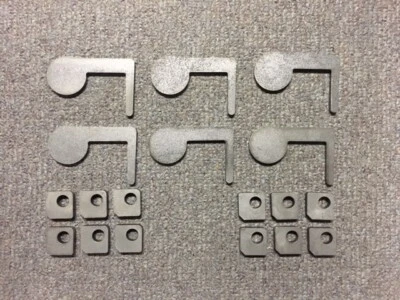 OWL CREEK FABRICATION AR500 Steel Target 22cal Dueling Tree DIY Kit 6pc 2"x1/4 Paddles with Tabs! USA