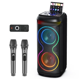JYX Large Party Karaoke Machine System with Remote Control & Microphone For Xmas - Picture 1 of 14