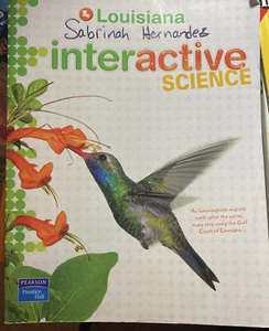 LOUISIANA INTERACTIVE SCIENCE GRADE 7 2012 STUDENT EDITION By Scott Foresman VG+ - Picture 1 of 1