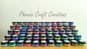 Set of 56 Mica Cosmetic Grade Pigment Powder Incl. Pots - For All Crafts! - Picture 1 of 12