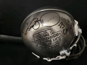 SIGNED Jerome Bettis Pewter Mini Helmet Autographed Pittsburgh Steelers Beckett - Picture 1 of 14