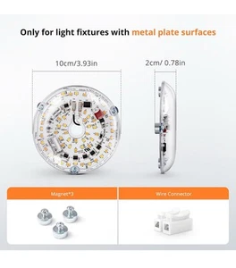 3.93'' Led Ceiling Fan Light Kit, 120V 20W 2000LM Dimmable Led Retrofit Kit, 300 - Picture 1 of 5