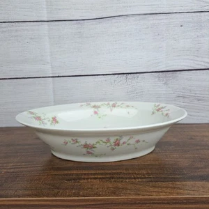 Theodore Haviland New York China "Pink Spray" Oval Approx 9 1/2” Vegetable Bowl - Picture 1 of 14