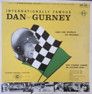 Dan Gurney- And His World Of Racing 1965 Promo White Label LP Mobile Fidelity 33 - Picture 1 of 4