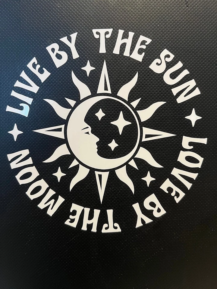 Sun Moon Stars Witchy Hippie BoHo Calcomanía Espiritual Coche Camión Ventana Vinilo Foto 1 de 4