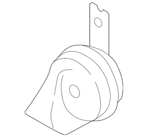 Genuine Hyundai High Note Horn 96620-F2500 - Picture 1 of 2