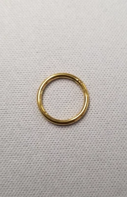 Anillo nariz sin costuras con bisagras Bodycandy 16 g 10 mm Foto 1 de 4