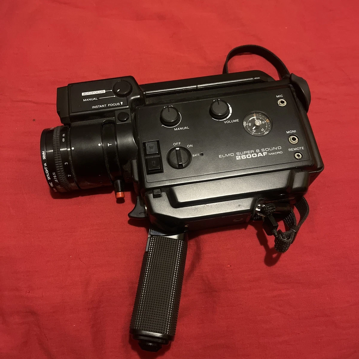 ビデオカメラ ELMO AUTO FOCUS 2600AF Unused ] Elmo Super 8 Sound