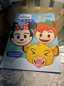BOOK NEW Disney Emoji Stickertivity Funny Faces Sticker Minnie Mouse Lion King - Picture 1 of 5