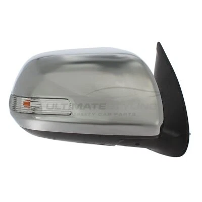 Compatível com Toyota Hi-Lux 2012-2017 porta asa espelho elétrico cromado drivers lado direito - Imagem 1 de 4