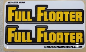 81 82 83 1981 1982 1983 Suzuki RM 125 250 465 500 Swingarm Decals - Picture 1 of 1