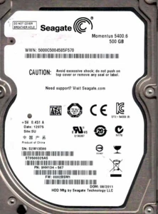 ST9500325AS,   9HH134-567,   0002BSM1,  SU,  S2W1,  SEAGATE SATA 500GB - Picture 1 of 1