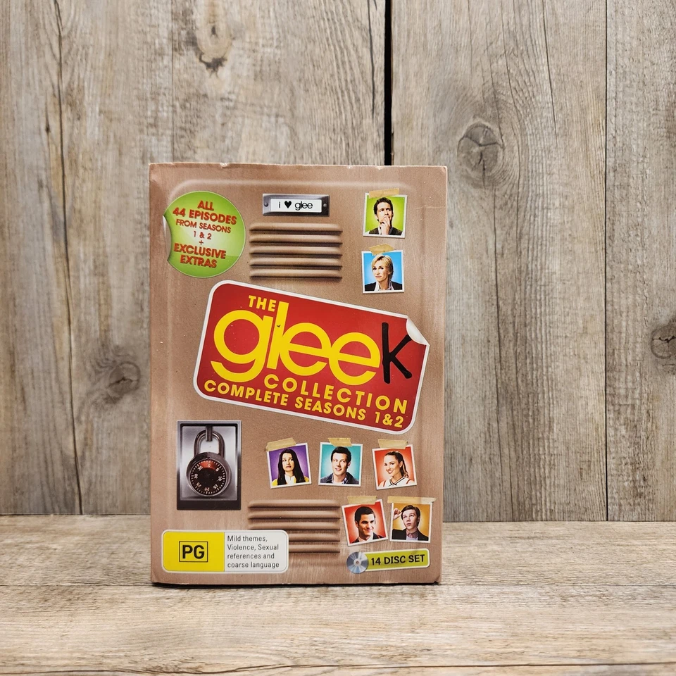 GLEE The Gleek Collection Series DVD Season 1 & 2 in Metal Tin (R4) 14 Discs - Image 1 of 2