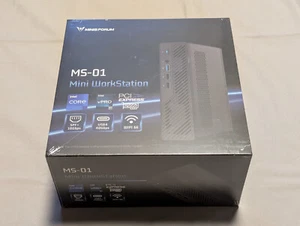MINISFORUM MS-01 Mini PC Intel Core i5-12600H BAREBONES S1260 NO RAM/SSD/OS NEW - Picture 1 of 7
