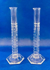 VWR Measuring Cylinder 76004-030 with Spout, Hexagonal Base, Class A, 10 mL - Imagen 1 de 5