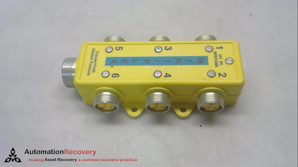 CROUSE-HINDS  MP6FC000, 6 PORT MINI-PLEX, NEW* #267441 - Image 1 of 4