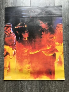 Star Wars Empire Strikes Back Promo Poster 1980 Han Solo Princess Leia Vtg NOS - Picture 1 of 3