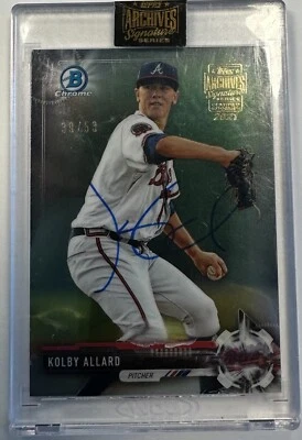 2017 Topps Archives Signature Series Kolby Allard /53 - Image 1 of 2