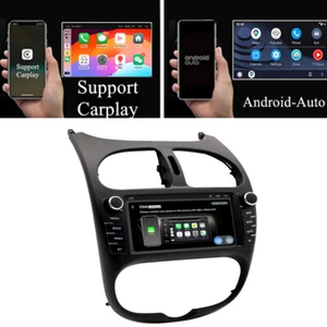 7'' Android 14 Stereo Radio 2+32GB GPS Navigation WIFI For Peugeot 206 1999-2008 - Picture 1 of 24