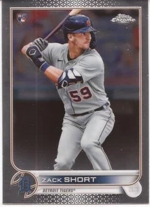 2022 TOPPS CHROME # 86 - ZACK SHORT - ROOKIE CARD - DETROIT TIGERS - Picture 1 of 1