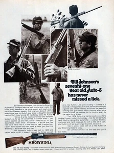 1974 Browning Auto-5 A5 Schrotflinte Original Farbe Druck Anzeige - Bild 1 von 1