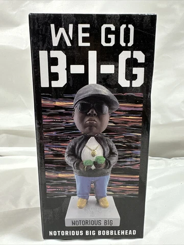 Biggie Smalls Notorious BIG Brooklyn Nets SGA NIB Bobblehead 3/1/19 Cover