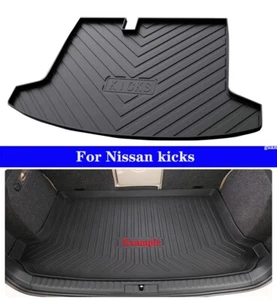 Alfombrilla goma alfombrilla cuero maletero coche para Nissan Kicks 2018-2024 - Imagen 1 de 8