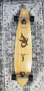 Street Surfing Longboard Retro Skateboard Shark Bamboo Maple Wood 42" - Bild 1 von 10