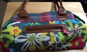 LILY BLOOM HANDBAG PURSE MULTI-COLOR FLORAL - Picture 1 of 4