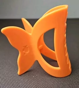 Sunset Orange Piranha Clip. Claw Hair Clip. - Picture 1 of 5