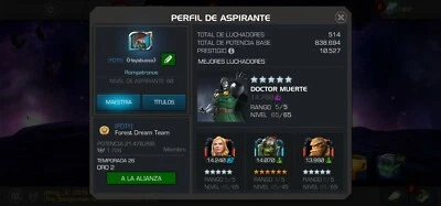 mcoc account 840k thronebraker  - Image 1 of 3