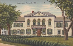 Palacio de justicia - Centerville, Maryland - lino sin publicar - Imagen 1 de 3