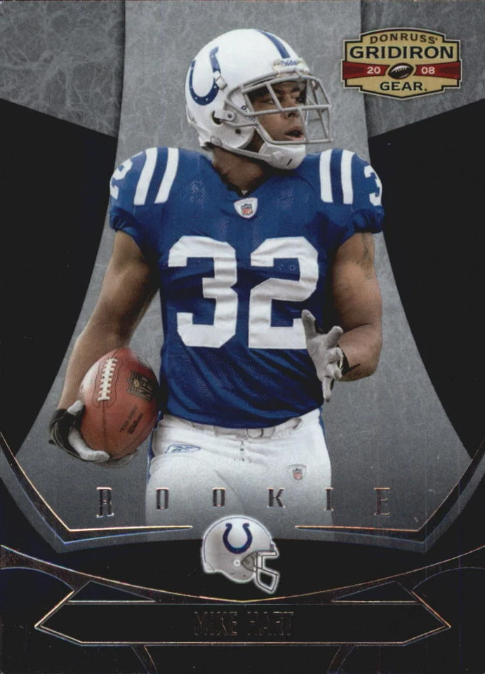 2008 Donruss Gridiron Gear #172 Mike Hart 215/999 RC Indianapolis Colts - Image 1 of 1