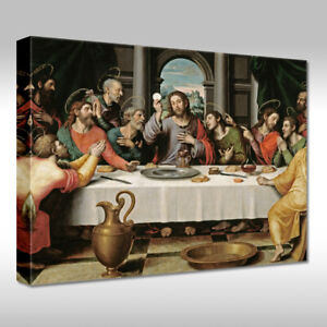 Leinwandbild Canvas Print Wandbild Religion Jesus Christus Das letzte Abendmahl