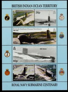 BIOT 2001 SG247-252 CENTENARIO DEL SERVICIO SUBMARINO DE LA MARINA REAL MNH - Imagen 1 de 1