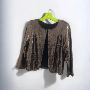 JM Studio By John Meyer Woman Champion Pailletten Jacke Größe M. - Bild 1 von 5