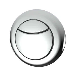 Thomas Dudley Dio 51mm Dual Flush Push Button Chrome 322408 - Picture 1 of 1