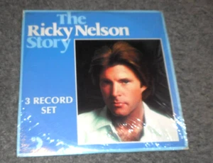 RICKY NELSON STORY 3 RECORD SET RARE "GREATEST HITS" "NM TO MINT" VINYL - Picture 1 of 1