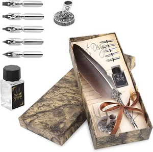 Harry Potter Geschenke, Harry Potter Feder, Schreibfeder Set, Feder Füller Pen - Bild 1 von 7