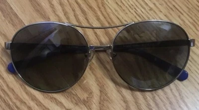 TORY BURCH Sunglasses TY 6037 Silver & Blue Frame (BAD LENSES) 58▫️16 135 305411 - Изображение 1 из 4