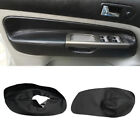 2*black Front Door Panel Armrest Handle Cover Replace Trim For Vw Golf Mk4 98-05