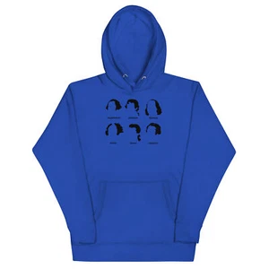 American Revolution Sudadera con Capucha Negra Washington Hamilton Jefferson Adams Franklin - Imagen 1 de 4