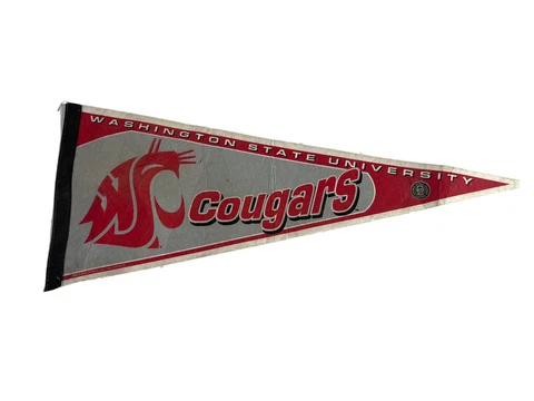 WSU Cougars NCAA College 30" Felt Pennant RICO Industries Fan Washington State Cover