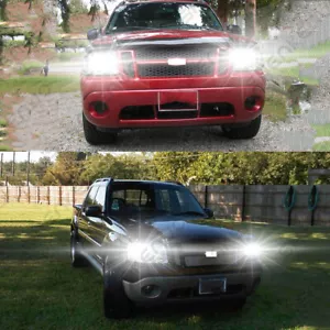 For Ford Explorer Sport Trac 2001-2005 Combo 6000K 9007 LED Headligh Hi/Lo Bulbs - Picture 1 of 12
