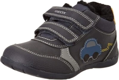Geox Boys Elthan First Steps Shoe Sneakers -Navy Toddler Baby Size 4 NEW - Image 1 of 4