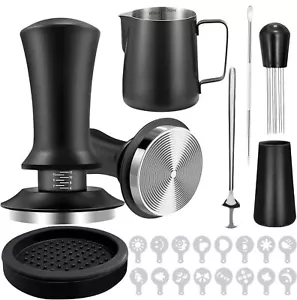 22 PCS Espresso Accessories， 51mm Coffee Tamper ，Barista Kit， - with Frothing... - Picture 1 of 7