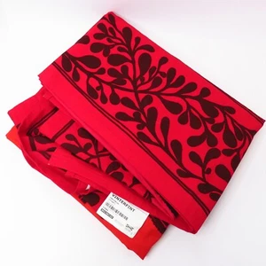 IKEA Vinterfint Cotton Poplin Red Rectangular Print Tablecloth 57" x 94" - Picture 1 of 8