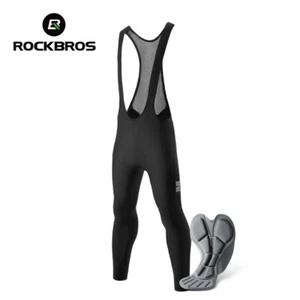 ROCKBROS Men's Cycling Bib Pants Padded Shockproof Bicycle Tights Compression - Picture 1 of 22